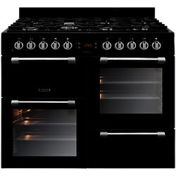 Leisure CK100G232 Gas Range Cooker Black